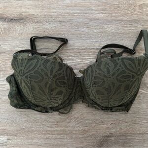 NWOT Victoria Secret Olive Lace Underwire Bra